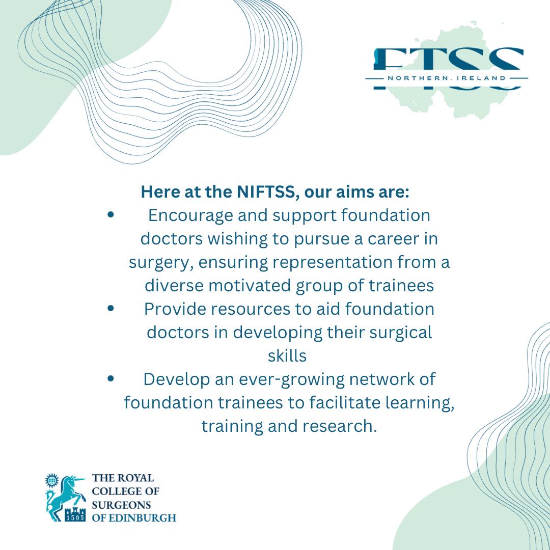 Join us! The NIFTSS is a platform for junior doctors considering a career in surgery to widen their knowledge on CST and to network with like-minded individuals. We offer teaching, workshops, mentoring and more! Sign up to our email list below 👇 docs.google.com/forms/d/e/1FAI…