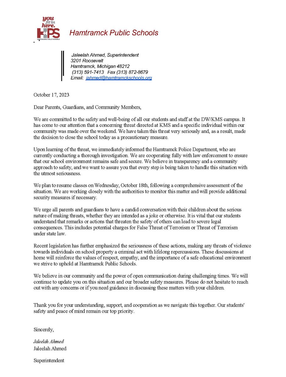 Hamtramck Public Schools (@hamtramckps) on Twitter photo 