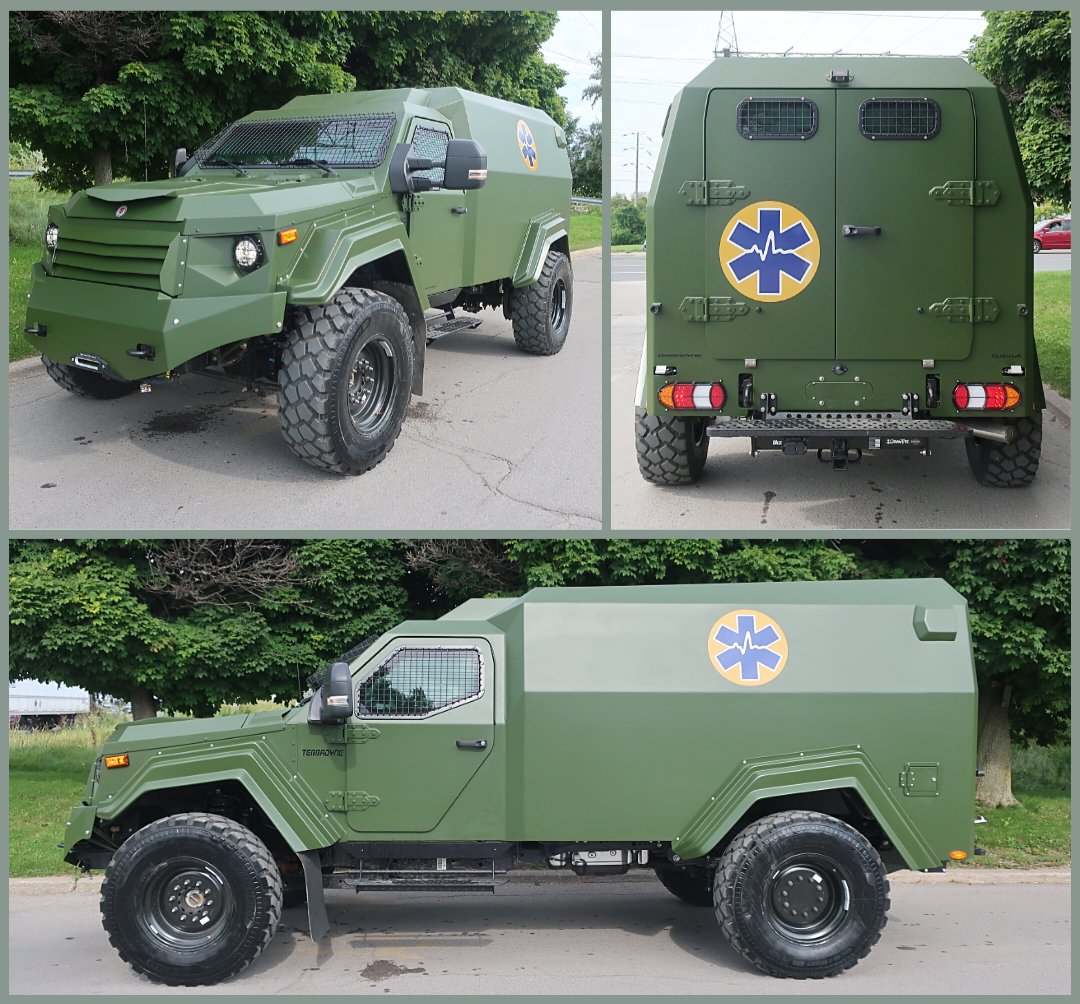 TerradyneArmor's tweet image. MPV medevac ambulance purpose built for protected patient transport in Ukraine. 

#Ukraine #ProtectionWithPresence