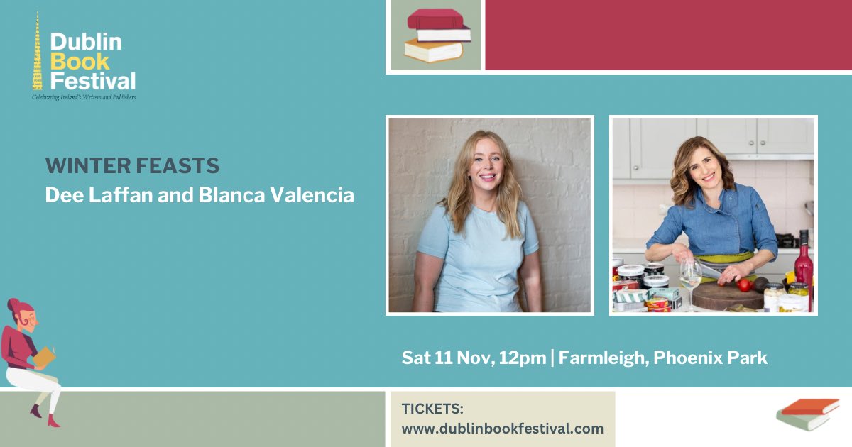 Calling all foodies and soup-lovers! Join @deelaffan and @blancsvalencia next month out at @farmleighOPW for all the soup recipe tips you need to stay warm this winter! Tickets ➡️ bit.ly/45Ec8LQ 🍲#DBF23