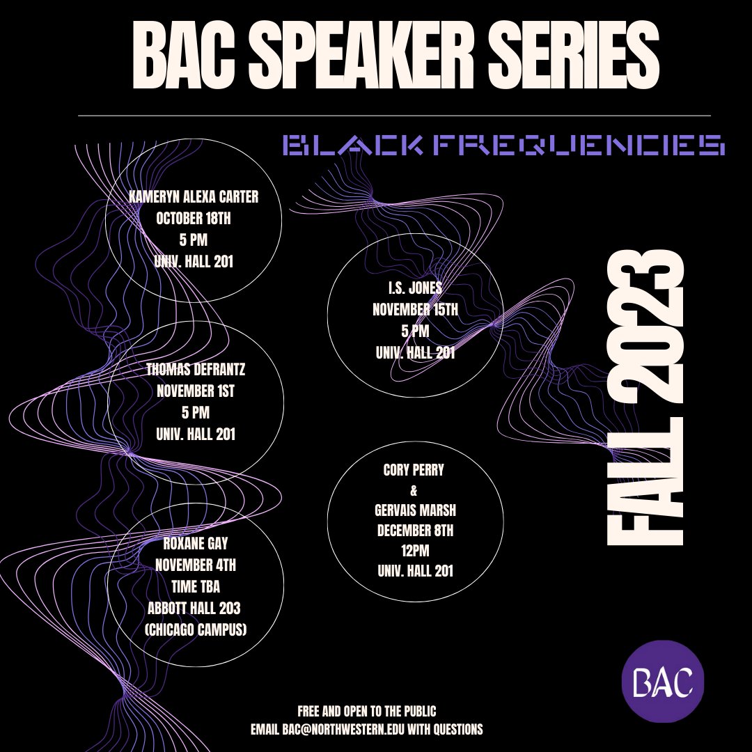 We're so pleased to share our Fall quarter Speaker Series schedule with you all! We have a wonderful and exciting line-up of artists and scholars in store. All events are free and open to the public, we hope you can join us this season!
