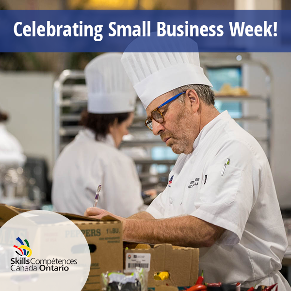 skillsontario's tweet photo. It's #SmallBusinessWeek! Skills Ontario would like to recognize all skilled tradespeople whose small businesses help contribute to communities across the province. Thank you for your efforts! https://t.co/4n0iOop342