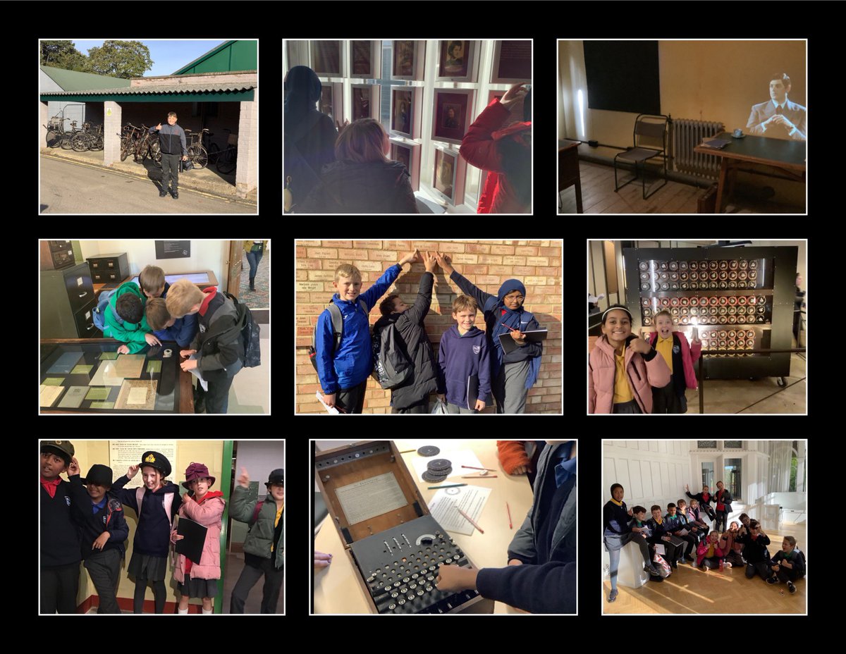 GWintonGDPS's tweet photo. Year 6 enjoyed their marvellous middle to @bletchleypark today - fully bringing their key text to life! We seem to have some of our own code breaking masters @GreatDenhamPS ! https://t.co/VzhHnFArFv