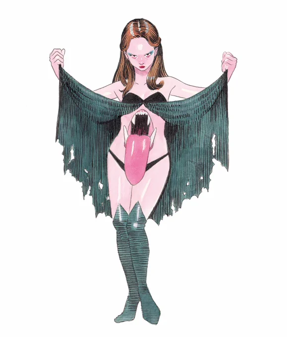 年末のドローイング展に向けての描き直しでもあります
