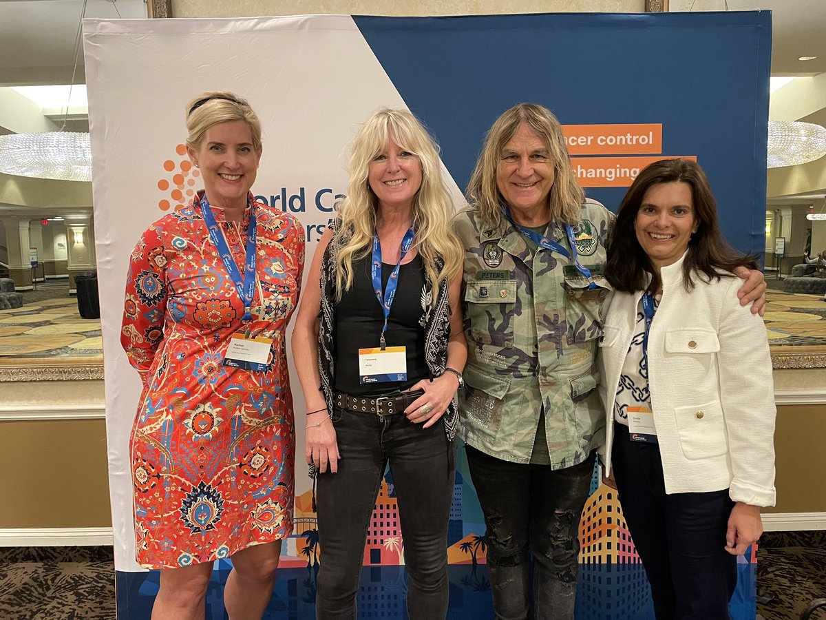 Delighted to meet <a href="/LHSUK/">Love Hope Strength</a> Mike and Jules Peters <a href="/uicc/">Union for International #CancerControl</a> #WCLS2023 and thank them in person for the support they have provided <a href="/wcrfint/">WCRF International</a> <a href="/WCRF_UK/">WCRF</a> over the years.