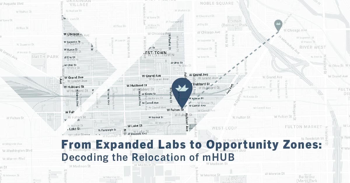 It's been two weeks since mHUB opened the doors of its expanded facility at 1623 W. Fulton Street. Read the full story and get a sneak peek of mHUB's new facility inside. 🔗 hubs.la/Q025G23B0 #QOZ #opportunityzone #HUBZone #startup #entrepreneurship #hardtech #innovation