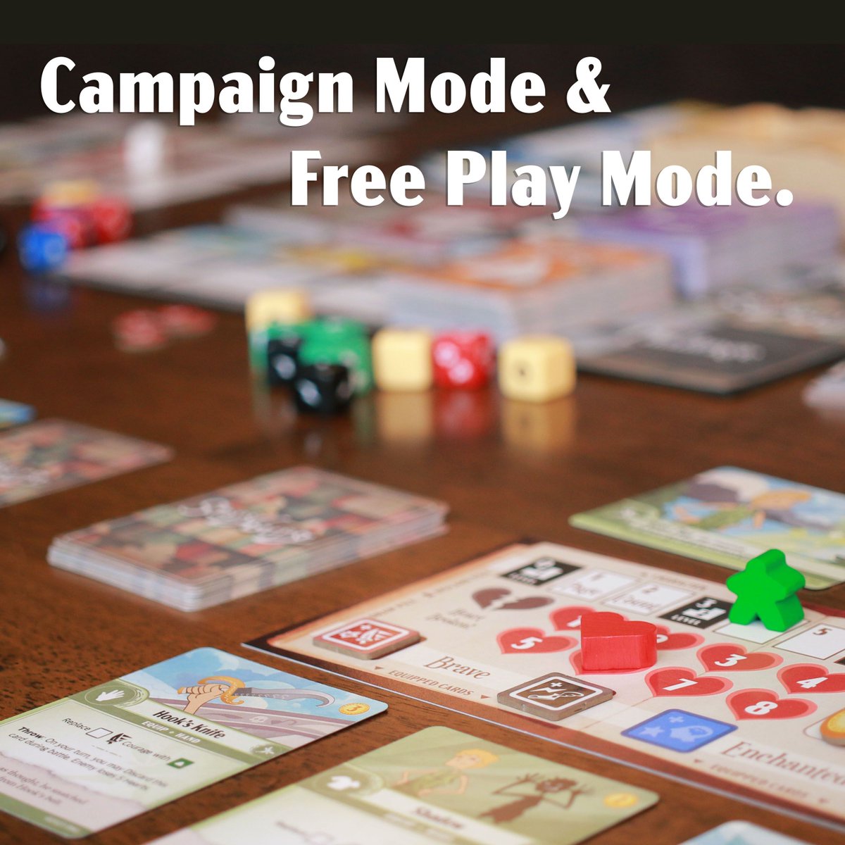 In Storyburg, you'll get to play the main Campaign Mode... and also Free Play mode... so you can play anytime... and forever! Yay replayability!

buff.ly/3rJaCdF 

#boardgame #tabletopgames #games #newgames #storyburg #deckbuilding  #kickstarter #iloveboardgames #fun