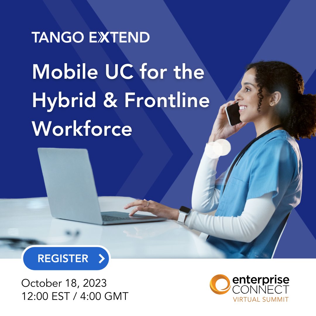 Last chance to reserve your spot for our upcoming Premier Session tomorrow: vshow.on24.com/vshow/EC_MSTea…

Topics: Redefining Business Communication &amp; The Power of Native Mobility

#TeamsStrategy2023 #TangoExtend #NTT #MicrosoftTeams #Teams #eSIM #BYOD <a href="/GlobalNTT/">NTT Global</a>