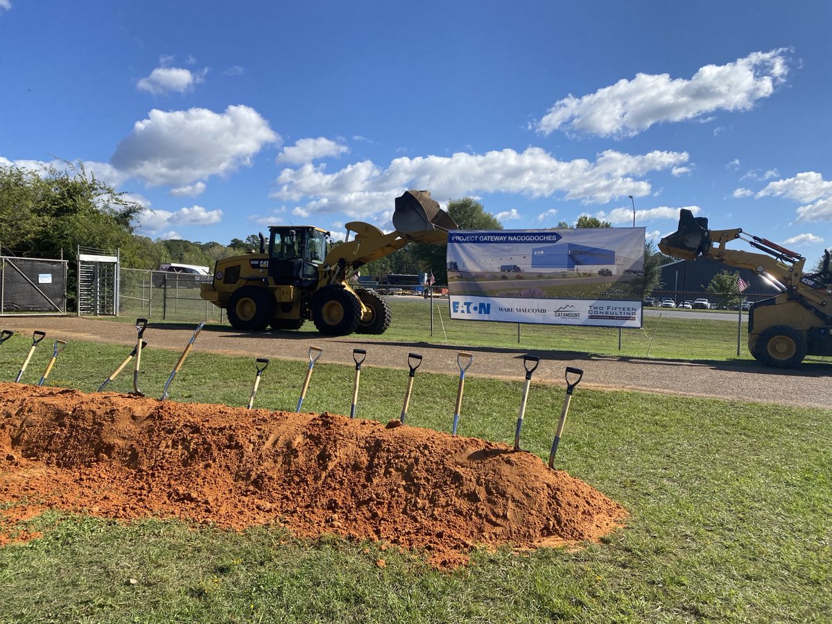 Earlier this week, we broke ground on a major expansion of our Nacogdoches, Texas manufacturing facility. Check out how we’re making steady investments to support unprecedented customer demand: eaton.works/48UO6iE
#EnergyTransition #EverythingAsAGrid