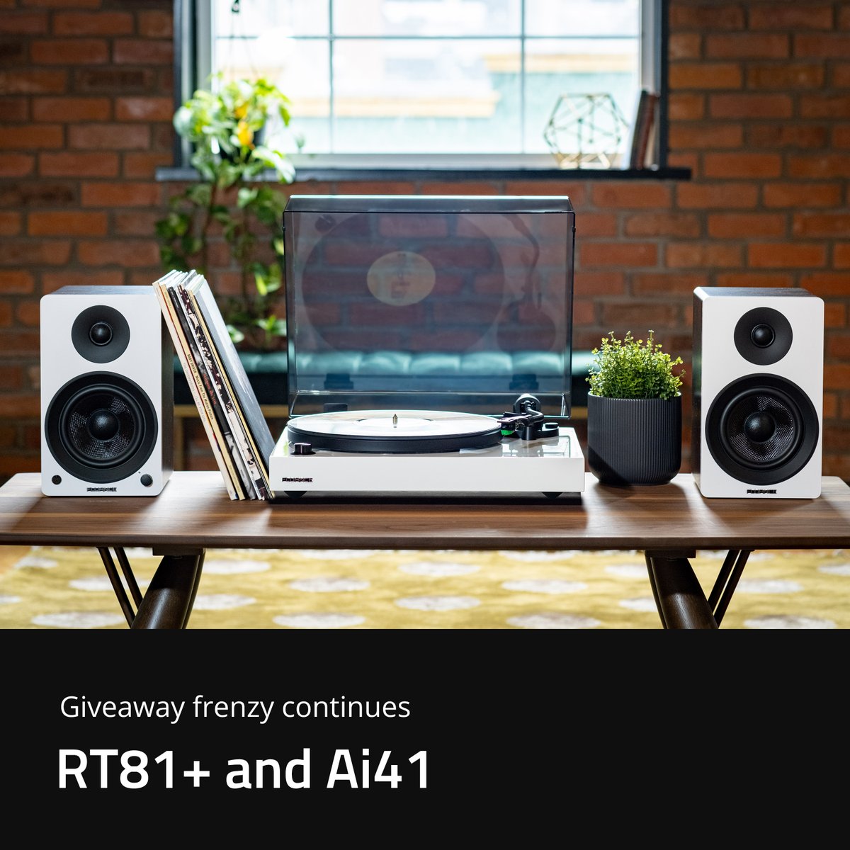 Fluance's tweet photo. ๐ Exciting Update: Our Giveaway Extravaganza Continues! Dive in for a chance to win the #RT81+ Turntable and #Ai41 Powered Bookshelf Speakers! ๐
Follow us and Click ๐ https://t.co/S8GUopsNuV to enter the contest
Contest ends Oct 23, 2023
#Myfluance #RESPECTTHERECORD https://t.co/sLaEOBd9z8