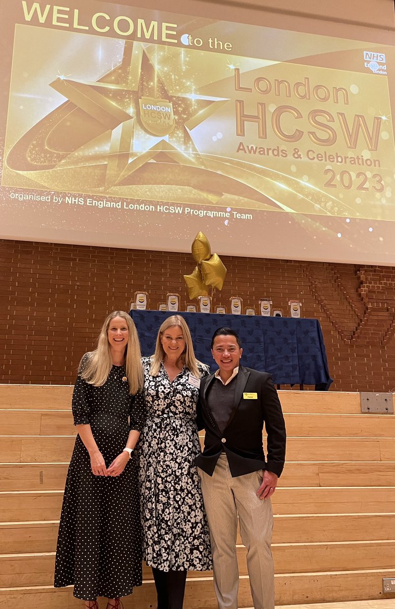 After busy weeks of planning, today was an amazing day at the London HCSW Awards and Celebrations 2023. Great job @NHSEnglandLDN NHS England HCSW programme London team! #WeAreHCSWs #WeAreTheNHS #LondonHCSW @KateG0212 @SarahCh64478367 @francismNHS