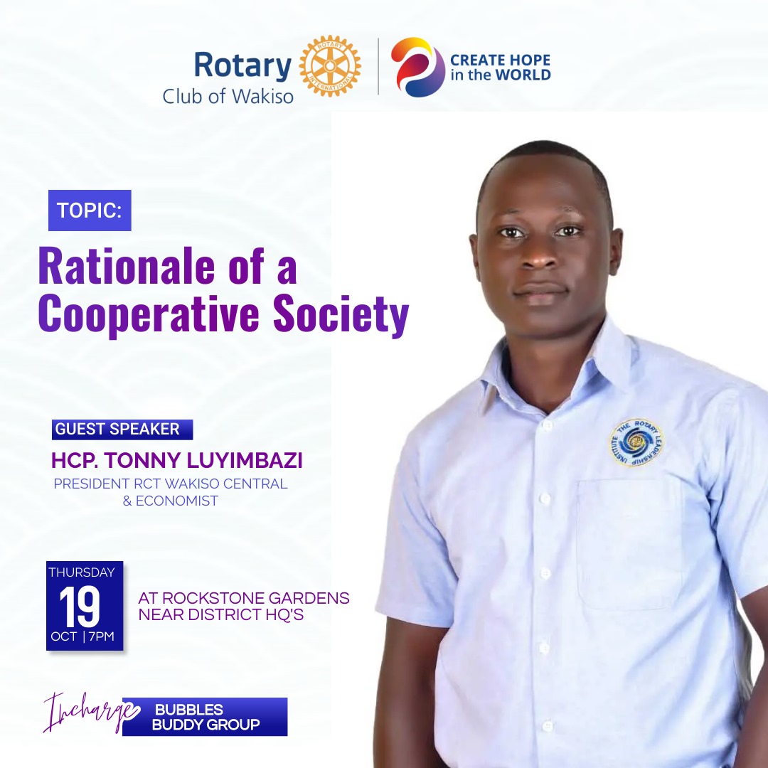 Our very own @Luyimbaazitonny will be the guest speaker during @RC_wakiso fellowship. Many people don't know the importance of togetherness in society therefore tell a friend to tell a friend about Thursday's fellowship.💃🕺 See you all then!!