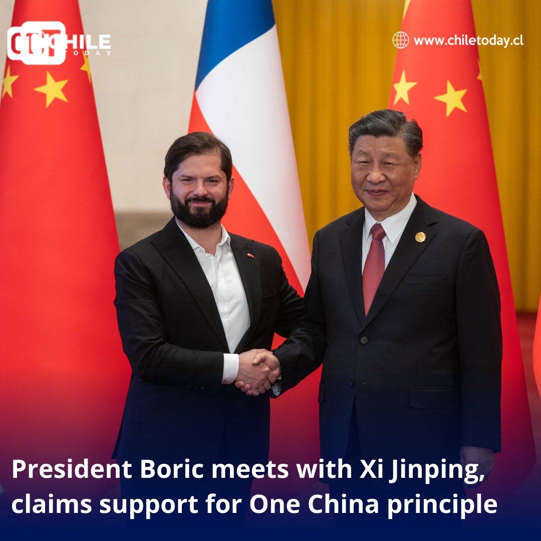 🗣️ Boric discussed the Belt and Road Initiative with Xi Jinping. In a shared declaration, the countries say they will seek to further strengthen strategic communication and cooperation.
