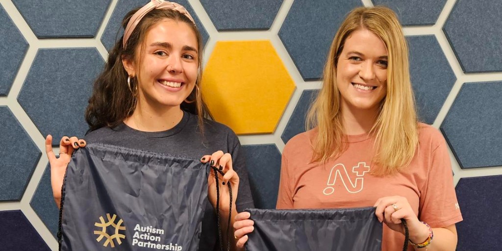 We're grateful for our latest Sensory Kit sponsor, <a href="/nomihealth/">Nomi Health</a>! A couple of our friends from Nomi Health volunteered their time to prepare 100 sensory kits to be dispersed to Omaha Police Department cruisers for use in the community!