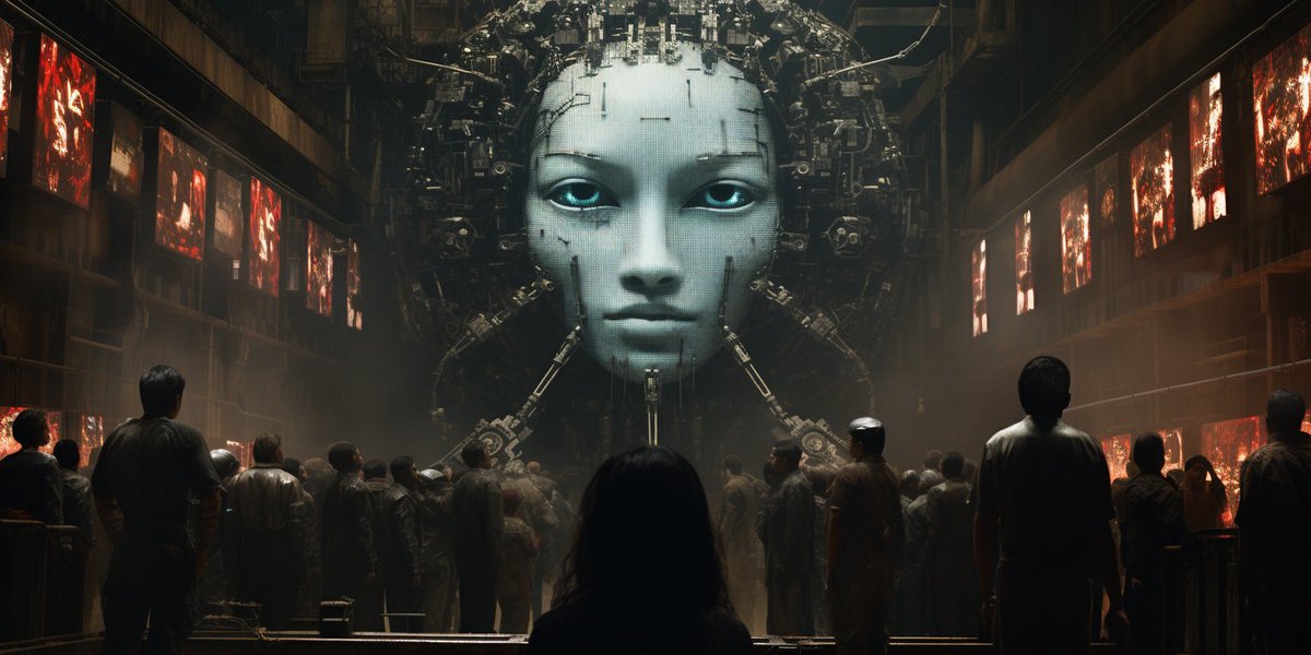 0xdeadlift's tweet image. With Mimir, an AI god, at the helm, the citizens of the Artificially Coordinated Nation of Pyropeaks indulge in scholarly whims at their leisure.
But not all are happy with Mimir – the Aureate Assembly will retake human rule if given the chance
#aigamedev #aiart #xenoworlds