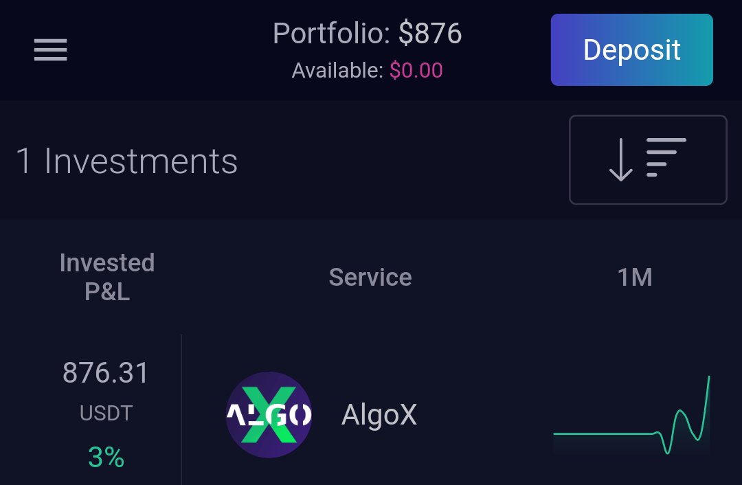 AlgoXTradingBot's tweet photo. That's a portfolio of one of our investors 💸

He started with 850$ three days ago and look how much he made by doing nothing 🤑

AlgoX will work for you 24/7 🎉

Join our discord and try our trading bot for 🆓!!!

https://t.co/hJR4FYKnZy https://t.co/oSvwSxUdDa