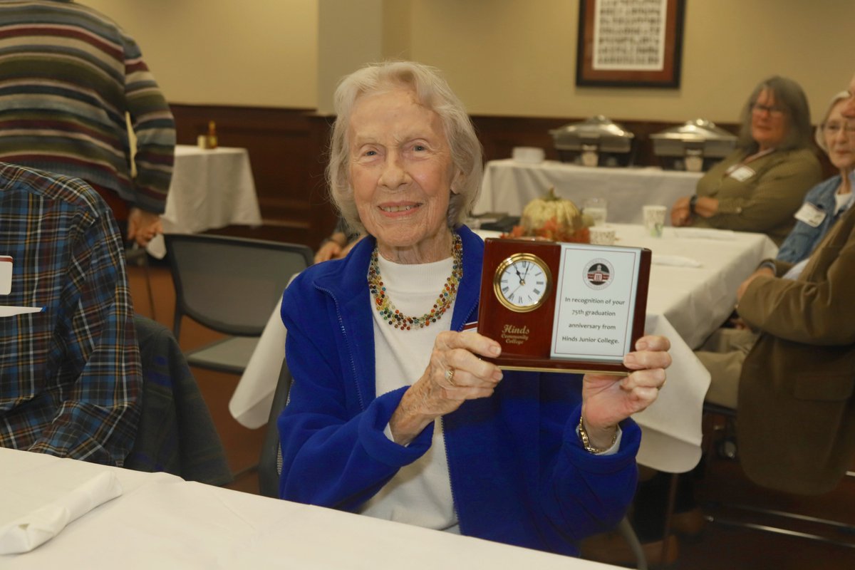 HindsFoundation's tweet photo. What a fun time today at the 50-Plus Luncheon celebrating the Golden Class of 1973 to officially kickoff Homecoming Week here at @HindsCC! #AllInForHinds https://t.co/X2fsuyETRp