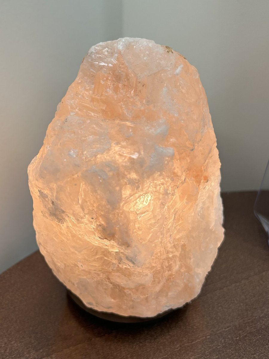 There’s a salt lamp in my doctors office and I have to say, it’s really calming! Only in California thing?