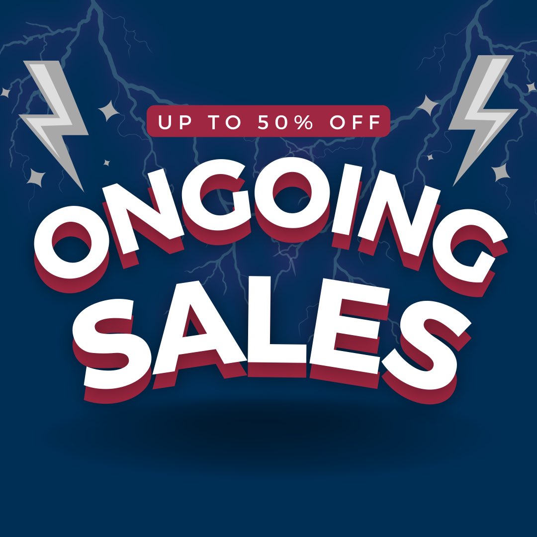 SCWarriorWear's tweet photo. ICYMI: We have ongoing sales here at the Warrior Wearhouse! 💸 Be sure to check out our deals online or in person! ⚔️ https://t.co/MTtTP4GLL2