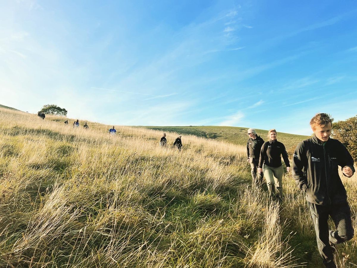 WealdtoWaves's tweet photo. Wonderful to host the leads from our @nationalparksuk today. Morning at @kneppwilding &amp; afternoon at the @iford_estate  exploring their journey from a traditional dairy and arable farm to a more diverse estate with biodiversity at the heart of their land planning &amp; business model https://t.co/baFxXBcoMc