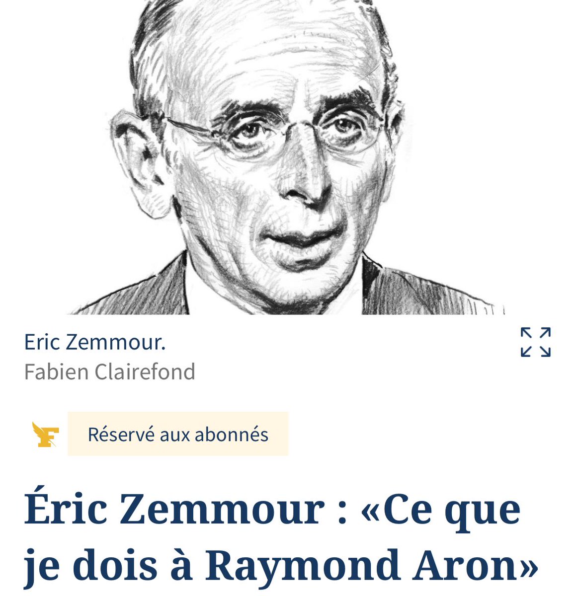 Longtemps, je me suis vu comme Raymond Aron, en « spectateur engagé ». Oscillant en permanence entre la posture de l’intellectuel en retrait et celle du commentateur partisan, il ne céda jamais devant les injonctions menaçantes des « bien-pensants ».

🖋️Lire ma tribune écrite à