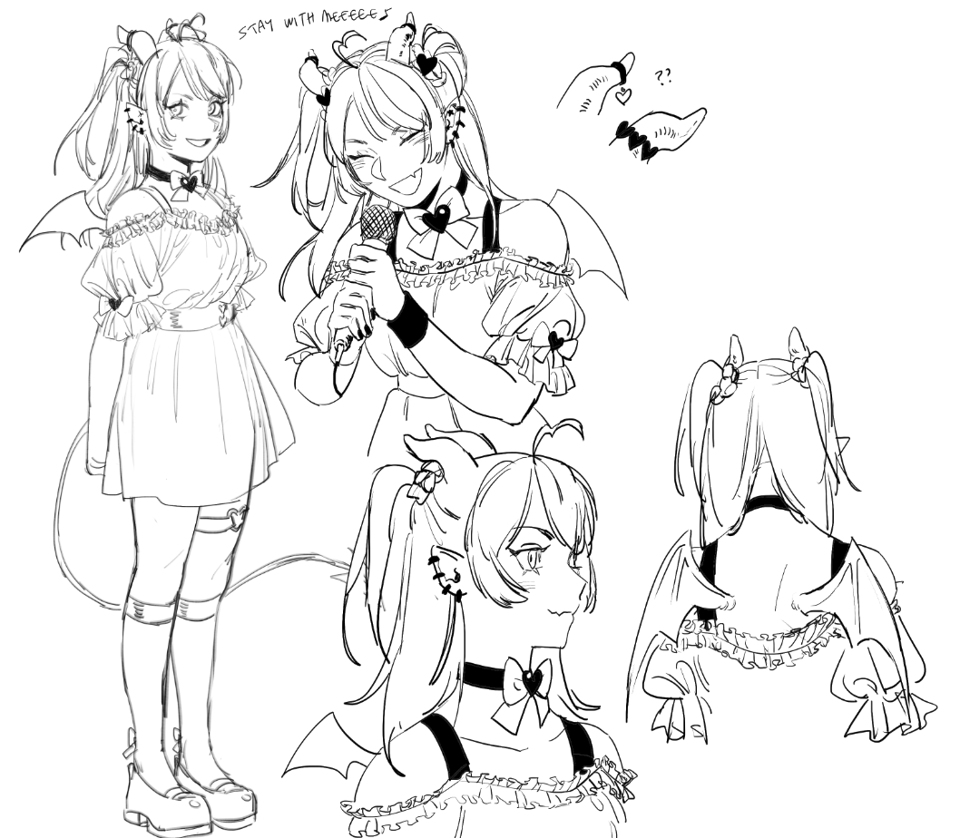 been busy with work and other stuff so i cant draw qsmp much so have some sketches :,) 