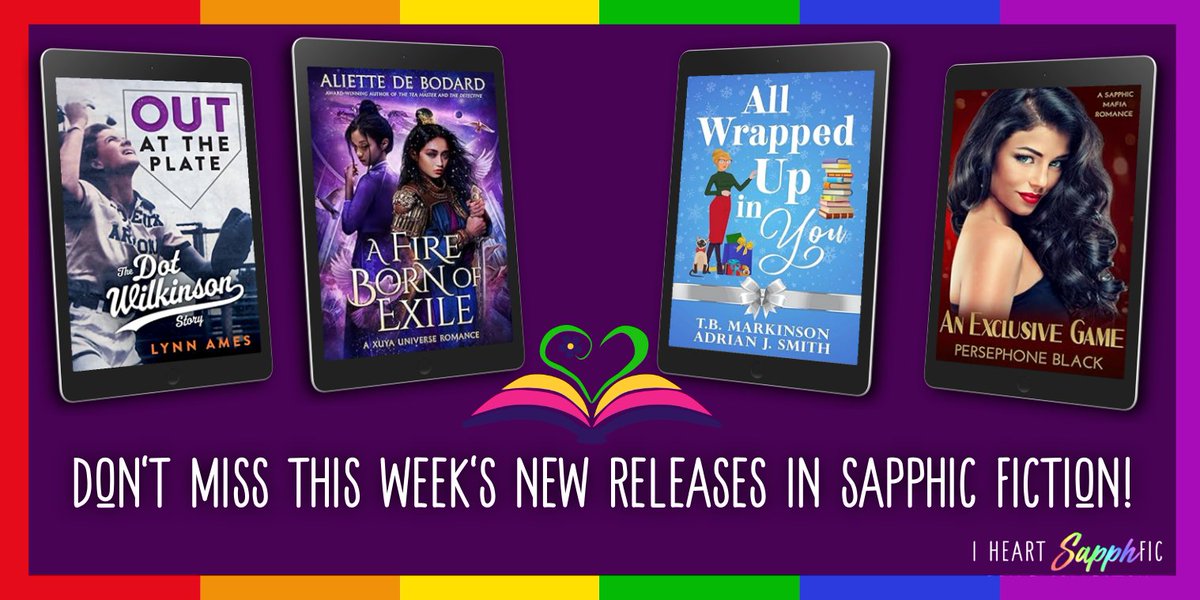 Check out the latest Sapphic New Releases by @KellyFarmerAuth @BywaterBooks @ratcliffe_mj @aliettedb @claeriekauthor @lilyseabrooke @Jac_Ramsden @awintersromance @morgansinferno @Greylupine71017 @emilyraywaters Deets here: bit.ly/3QkQrft #SapphicBooks