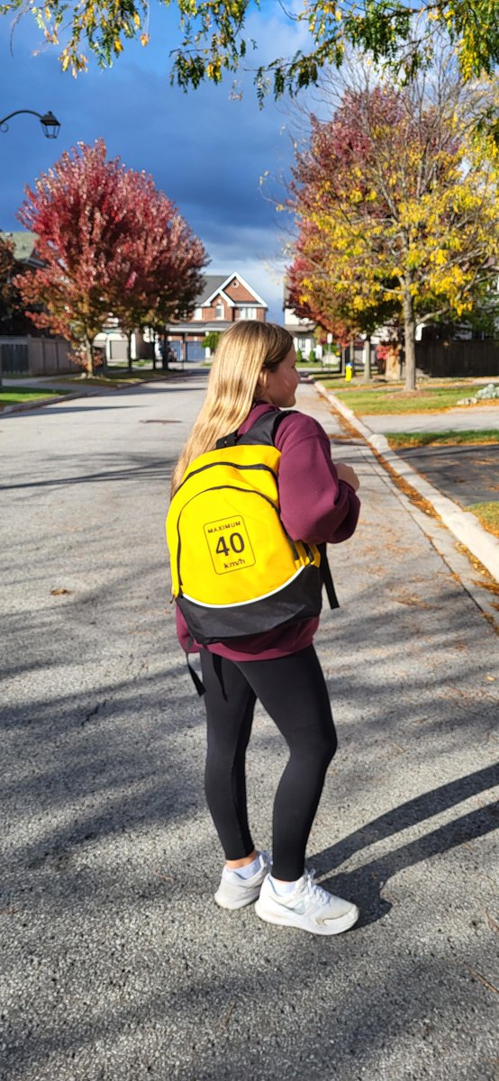 “I have been taught that road safety is a two-way street. As much as it’s important for drivers to slow down, it’s just as important for me as a pedestrian, to be safe and be seen.” - Sophia Plante, 2023 winner of our Youth Road Safety Grant program. Congrats! #OurFutureRoads