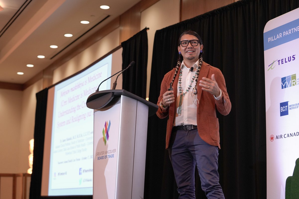 Kicking off the event, Dr. James Makokis and Anthony Johnson shared more about their inspiring journey.

Bringing up critical issues of gender, sexuality, and First Nations experiences, both shared examples of how indigenous community members face racism in healthcare even today.