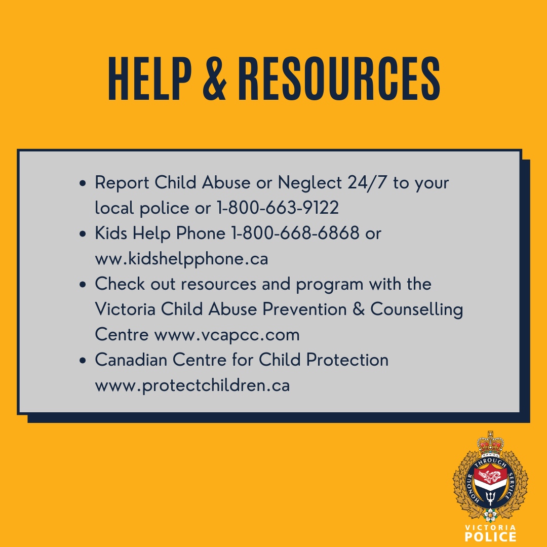 vicpdcanada's tweet photo. October is Child Abuse Awareness & Prevention month across Canada. Did you know that 1 in 3 Canadians are impacted by some form of abuse before the age 15?
We all share the responsibility for children's safety and well-being. Help & Resources are available.
#GoBlueBC #yyj https://t.co/Sm3Hsh4ZqD