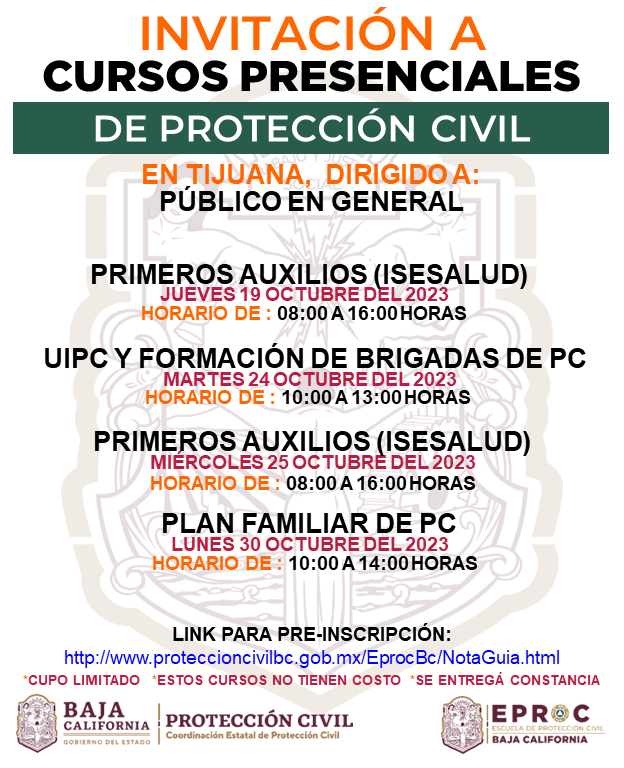 Protección Civil BC tweet media
