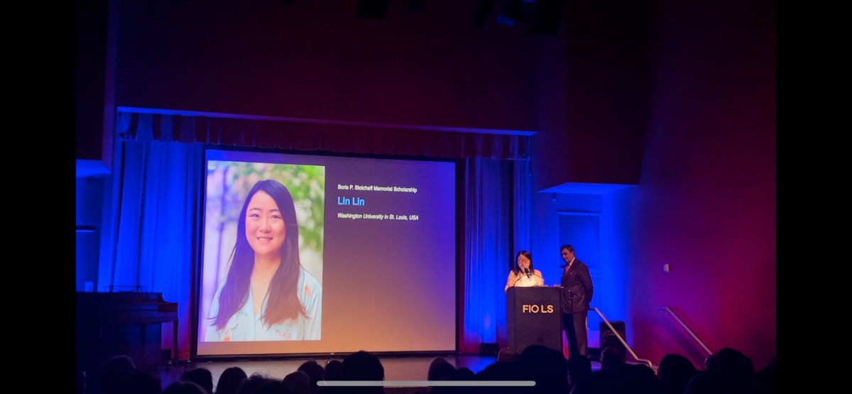 wustlspectra's tweet photo. Huge congrats to Lin Lin! She was awarded the Stoicheff Memorial Fellowship from the @OpticaWorldwide foundation! Lin is a PhD candidate in the ESE program @WUSTL and also a member our student chapter @wustlspectra . Go check out her post on Linkedin: https://t.co/oslqEIeYIs https://t.co/FnreiKOj4y
