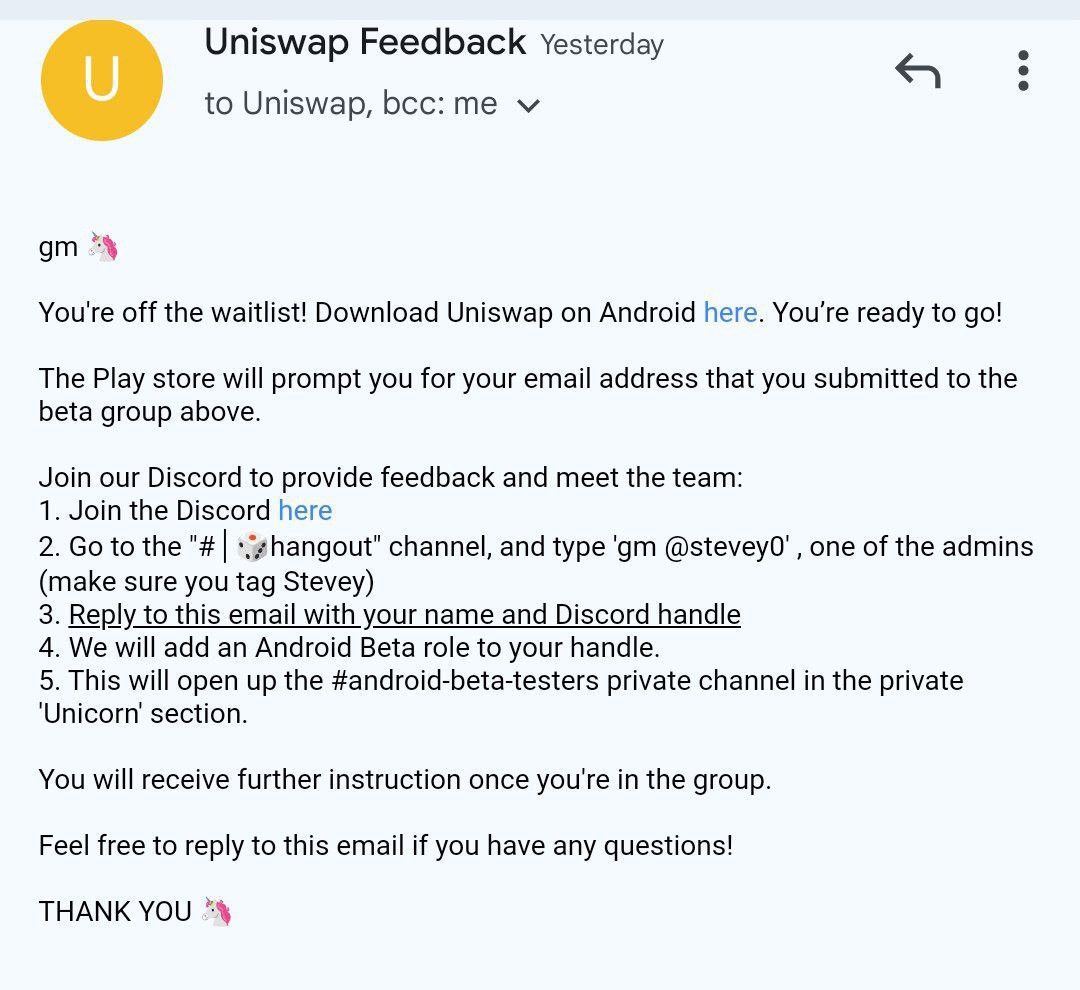 🚀Uniswap Android Güncelleme

🔴Mailinize gelen görevleri tamamlayın

➡️Eski Duyuru : t.me/cryptobilimcid…

Kanallarımız:
linktr.ee/cryptobilimci

#Binance #Airdrop #Drop #Coinbase #sei #BTCUSDT #btc  #Sui #Aptos #MINA