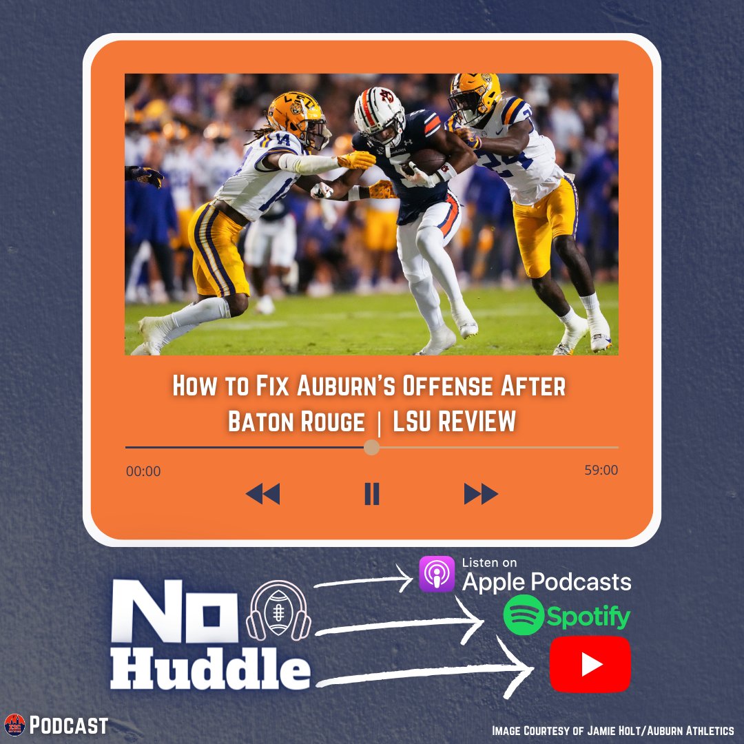 E2C_Network's tweet photo. 🎧 NEW POD | Trying to pick up the pieces after LSU. Catch up with @AJayJay_ and Jared! #WarEagle

➡️ ALL LINKS | https://t.co/yu7JH5oWUZ https://t.co/BpOkye4d45