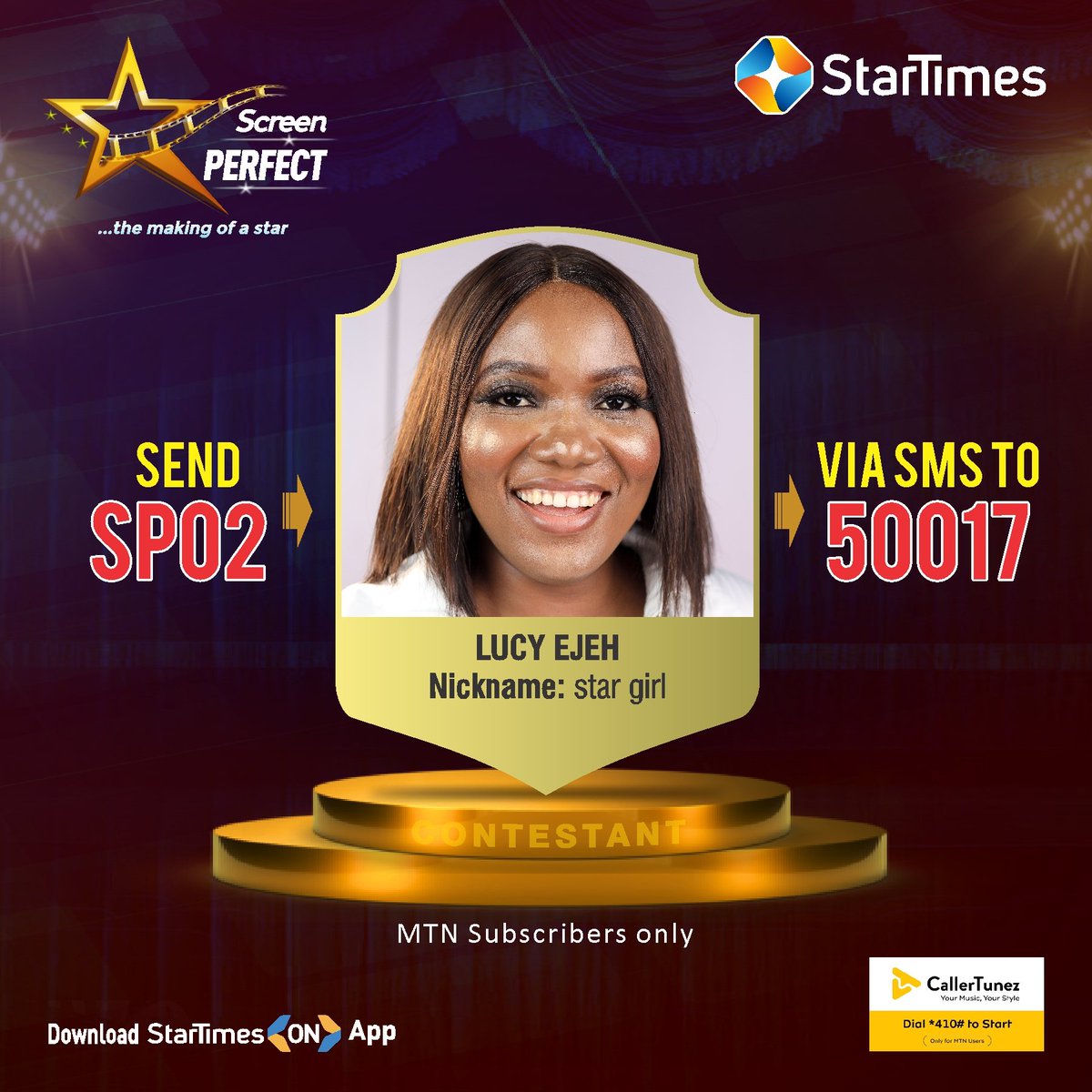 real_blackshady's tweet photo. Are you a fan of Chinedu Michael, or is it Amaechina Mary that you fancy?? Vote him/her for the chance to win 1 million Naira as the "Most Amiable."
Text the number of the contestant to 50017 (MTN only) or download StarTimes ON to vote: https://t.co/sKKbaG7I8a
#ScreenPerfect https://t.co/6wvM0V1jCn