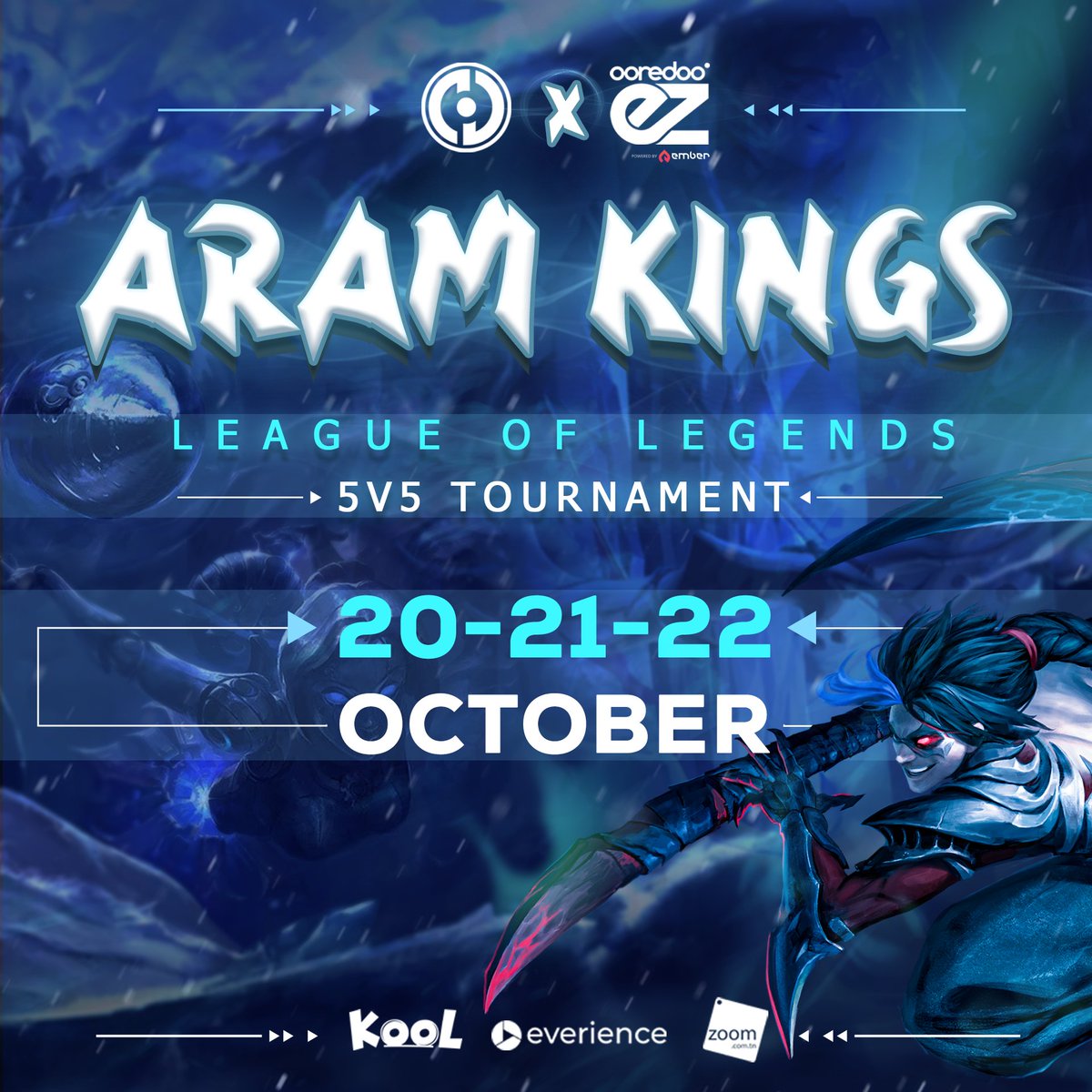 SportsGng's tweet photo. 📢 League of Legends enthusiasts gather up!
We're back with another 5v5 ARAM tournament in collaboration with Ooredoo EZ! Hurry up and register 👇
First qualifiers: https://t.co/sWuSossqNh
Second qualifiers: https://t.co/LTpRVoWKx6
#g4greatness || #LEIP23 #ArabianLeagueLoL https://t.co/DnDfXS89uJ