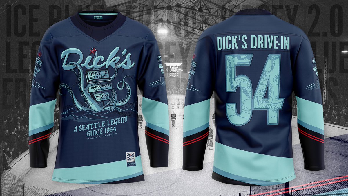 Ice Blue Legends™ Away Jersey – Dick's Drive-In Restaurants