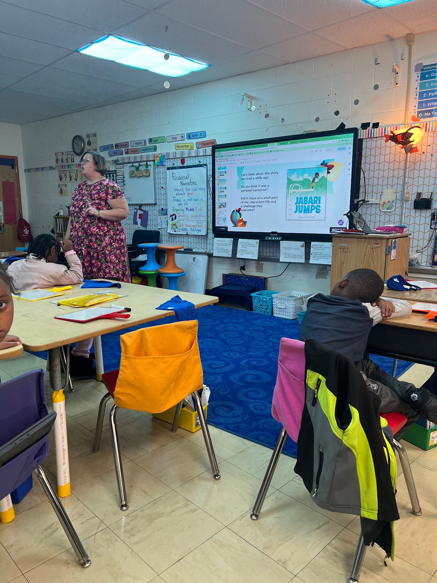 Teacher Specialist Chronicles: Second Graders at Peake learning how to become better writers with this awesome Personal Narrative. Great Job Mrs. Shannon!