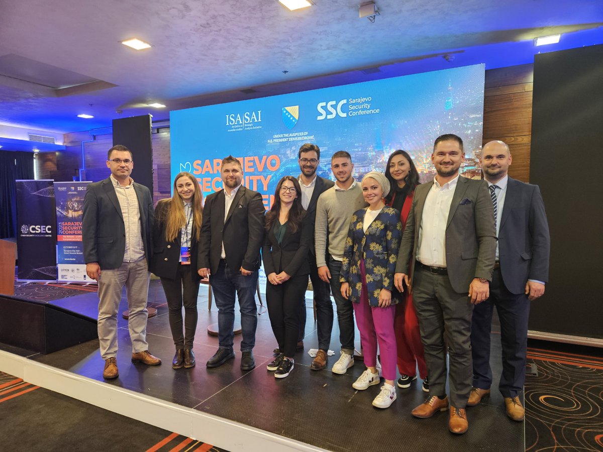 Humbled, honored, proud. We did it! #SSC2023

Thank you @HarunKarcic, <a href="/hikmet_karcic/">Hikmet Karcic</a> and <a href="/KarcicHamza/">Hamza Karcic</a> for the trust and encouragment - and to the rest of the team for their support. <a href="/SAI_ISA_BH/">Strategic Analysis Initiative</a>