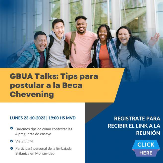 ¡Buenas noticias! Brindaremos  una charla virtual con recomendaciones y sugerencias para escribir los 4 ensayos de la postulación a la beca Chevening . Anótate para participar en el link : 
forms.gle/KNGPXvtS3r8mTN…