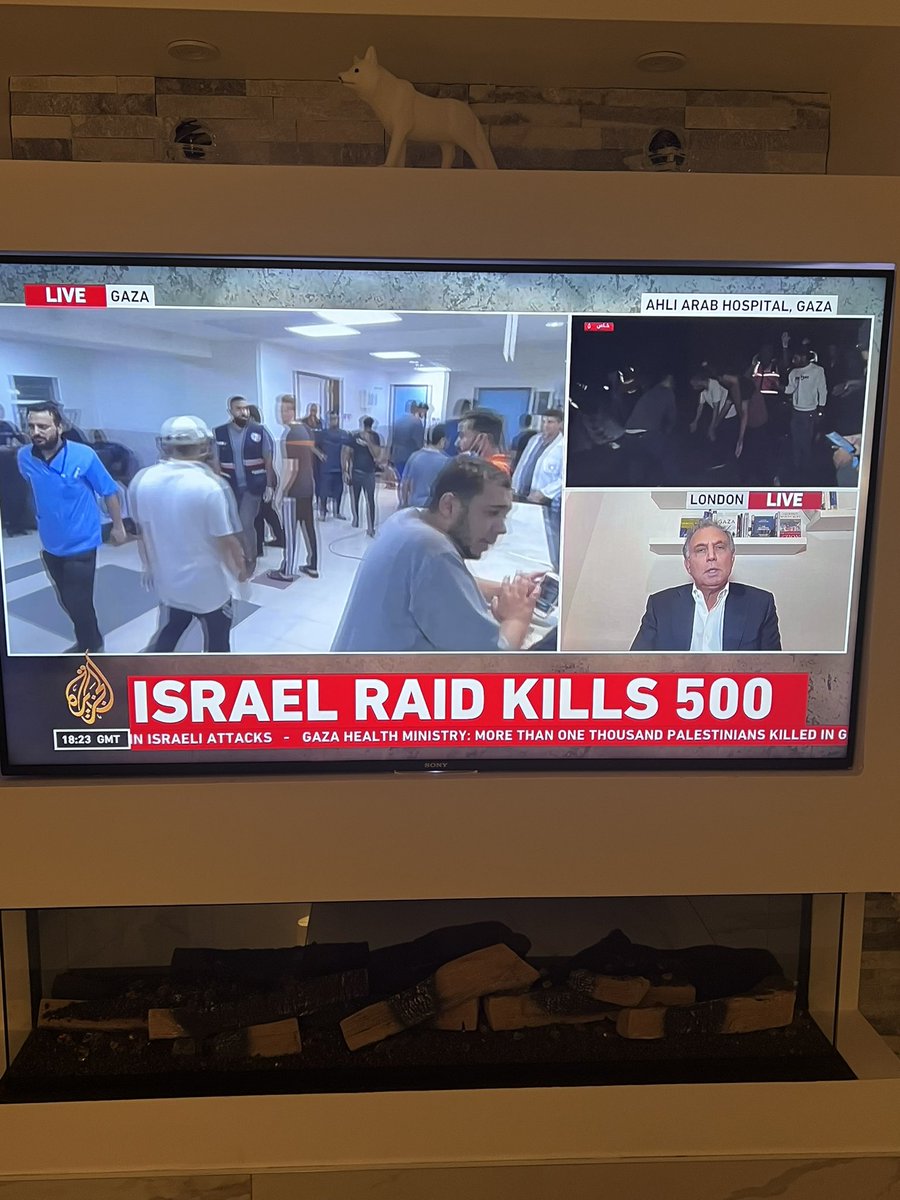 M_AndersonSF's tweet photo. Over 500 Palestinians murdered in an Israeli attack in Anglican Church hospital (Al Ahli Arab) in #Gaza,

Natanyahu should be in front of the International Criminal Court ICC for war crimes

The international Community  #UN #EU #USA is disgraceful #Collusion 

#Gaza_Genocide https://t.co/8jcOPSkQ8h