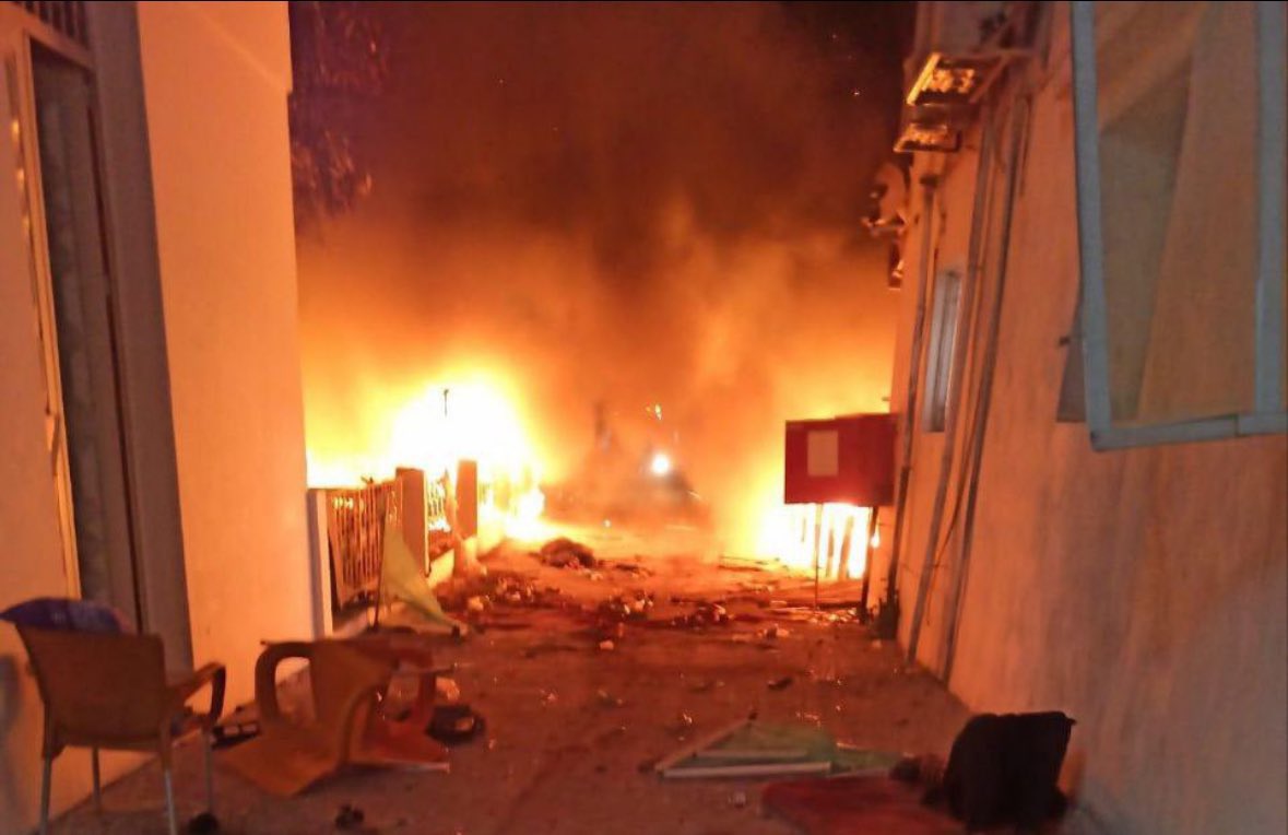 BasheerMuath's tweet photo. Israel's recent strike on Baptist Hospital has caused a devastating loss of life – doctors, patients , children and &amp; refugees . They massacred approximately 1,000 Palestinians in a single attack.First aiders say they can’t find any injured survivors. Only burnt body parts. https://t.co/r2RH8NraBZ