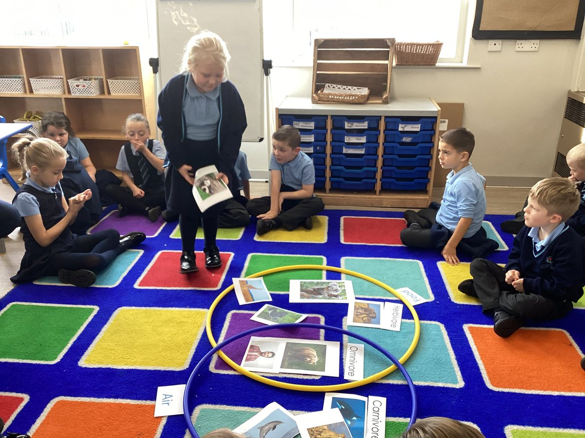 DelphSide's tweet photo. Year 2 had their new introduction to their next science topic! They learnt about mammals and classified them into groups. Carnivores, Herbivores and Omnivores! We also looked at the basic needs for the survival of mammals🌱 🥩 #Enjoy #Evovle https://t.co/jNN8HVw2hj