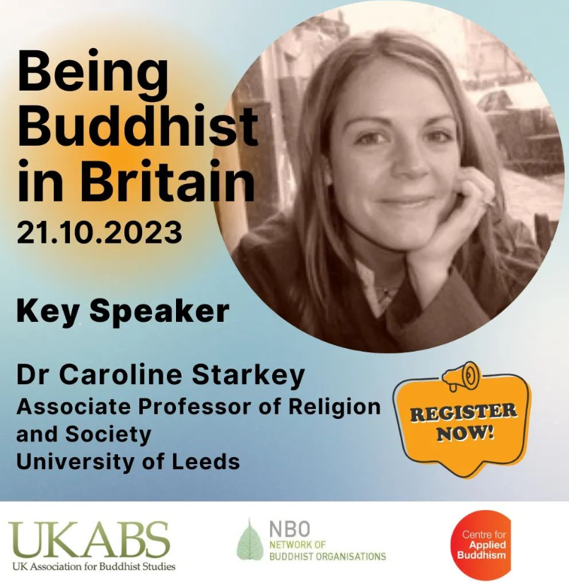 U_K_A_B_S's tweet photo. BEING BUDDHIST IN BRITAIN: a practitioner conference / a day of talks, workshops, and discussions exploring what it means to be Buddhist in Britain today.
Sat 21/10/23 10:00 – 16:00 BST
Burmese Buddhist Vihara, 29-31 Osler St Ladywood Birmingham B16 9EU
https://t.co/csFs2GOlZT https://t.co/WcZ5vGzQHD
