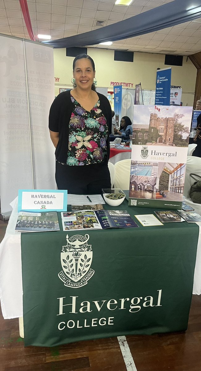 Head of Boarding Ms. Folkes was happy to attend the @AltsEducation Fair in Lagos, Nigeria this past weekend! #BoardingSchool #BoardingLife