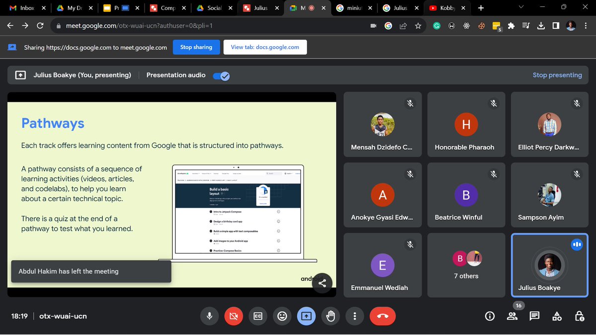 KayTechie's tweet image. Had a Build up to Android Compose Camp today, let&apos;s go #AndroidComposeCamp #ComposeCamp @Geektutor