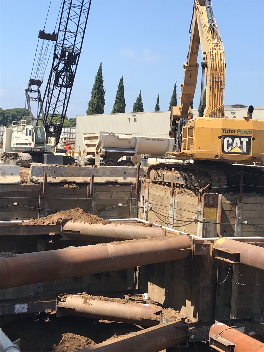 PurpleLineExt's tweet photo. Heads up! Utilities for the UCLA station is 70% complete and excavation in 20% complete. https://t.co/mZdInvMRrT