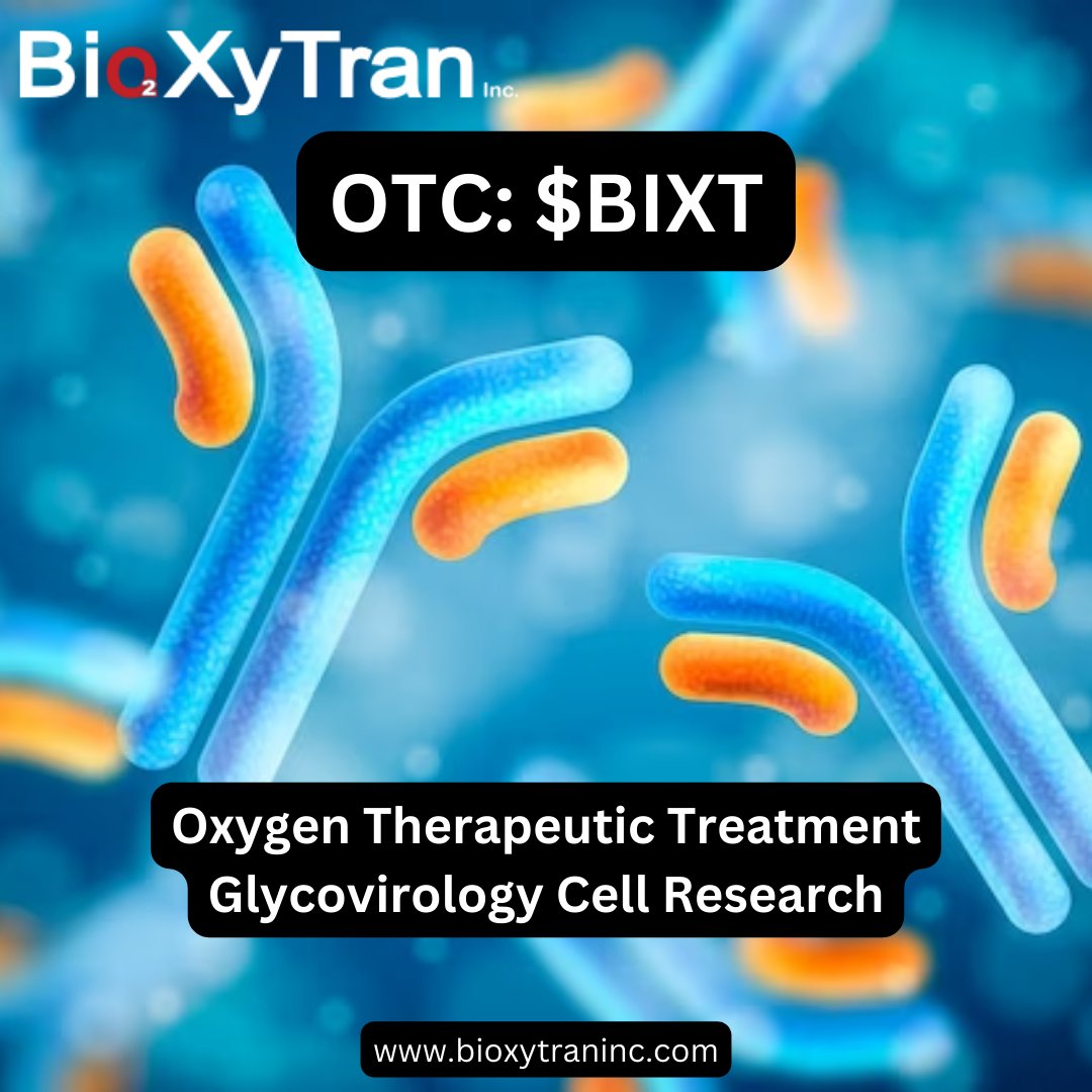 🌎 Bioxytran, Inc. ( $BIXT ) is on a global quest to improve healthcare outcomes. Be sure to stay informed about their progress and breakthroughs, trading in OTC market at a market cap of $20,931,526, $0.144 per share.
bioxytraninc.com
$ASMB $LMT $OLK
#investment #finance