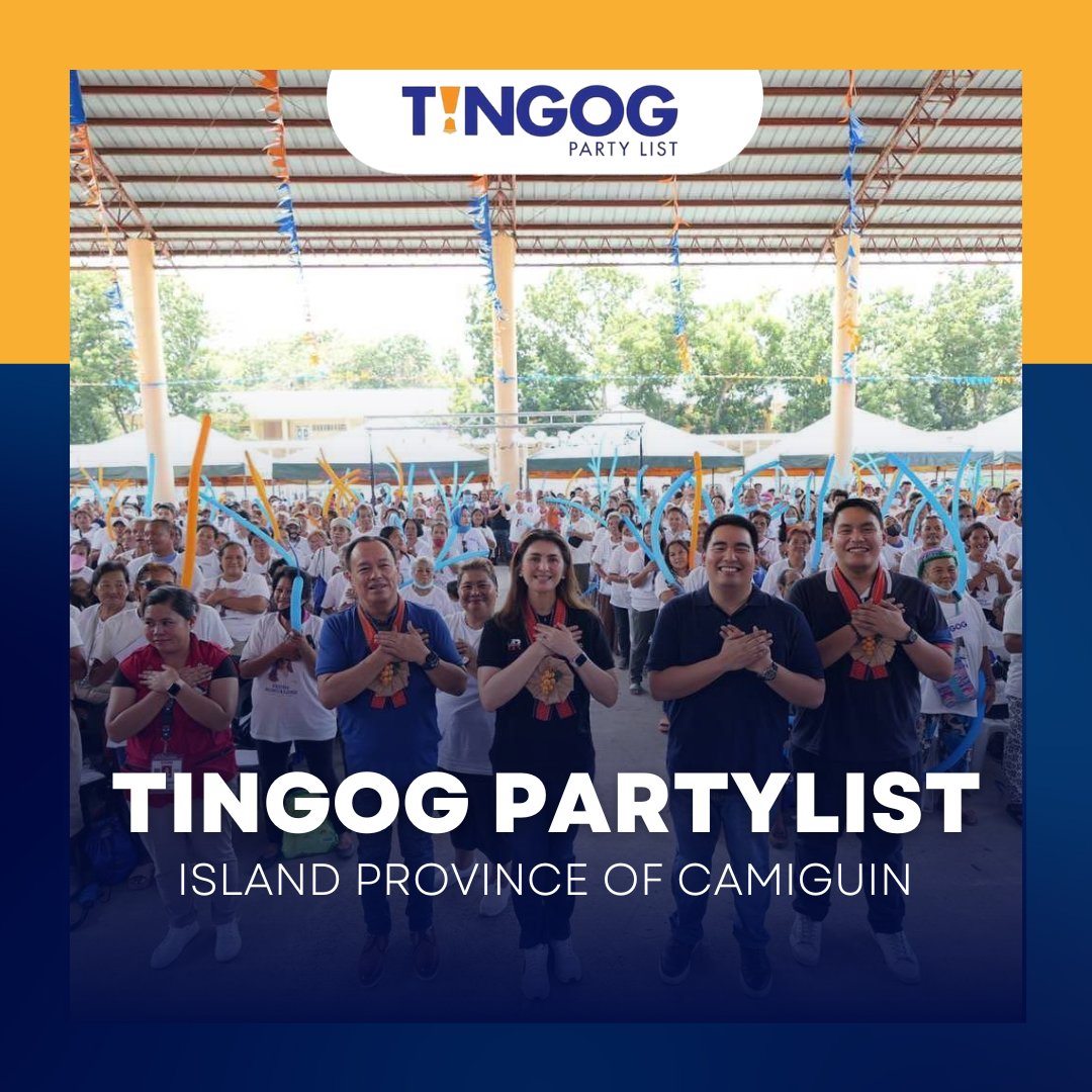 LuffyH33462's tweet photo. The first Alagang Tingog Center in the island province of Camiguin was formally opened by the offices of House Speaker Ferdinand Martin Romualdez and the Tingog Partylist, led by Reps. Jude Avorque Acidre and Rep. Yedda Romualdez. https://t.co/fzvvqU43dk