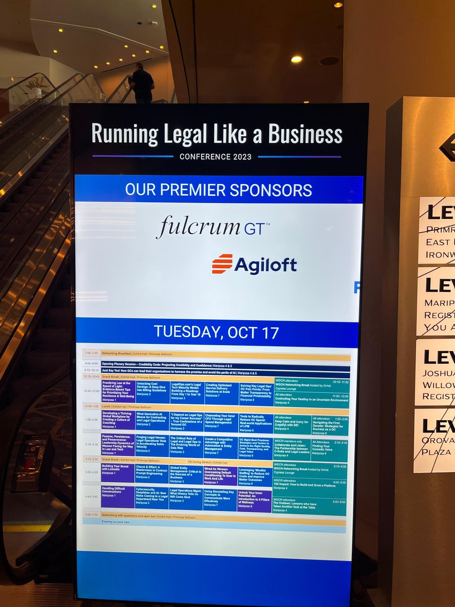 The Fulcrum GT team is having a fantastic time at the 2023 hubs.ly/Q025RYWc0 Conference in the stunning Aria Resort, Las Vegas! 🌟 We've met some lovely new faces and are excited to dive into insightful sessions ahead. 📝💼 

#LegalOps #Legal #LegalTech #FulcrumGT